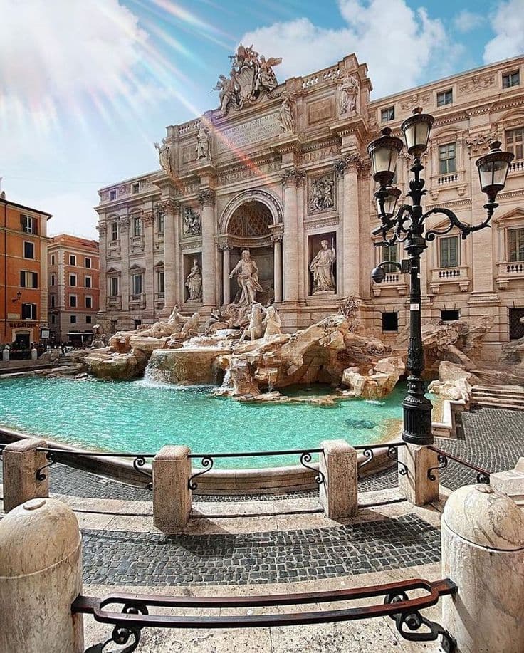 The Trevi Fountain in Rome